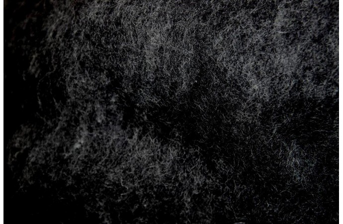 Schwarze Neuseeland Kardierte Wolle Schwarze Neuseeland Kardierte Wolle