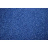 Kräftig Blaue Kardierte Wolle