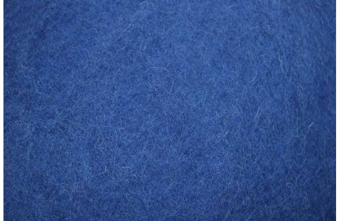 Kräftig Blaue Kardierte Wolle Kräftig Blaue Kardierte Wolle