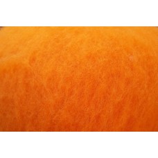 Karotten-Orange Kardierte Wolle Karotten-Orange Kardierte Wolle