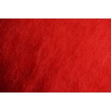 Leuchtend Rote Kardierte Wolle Leuchtend Rote Kardierte Wolle