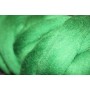 Grünes Wollvlies zum Stricken und Filzen | 25-28 Mikron