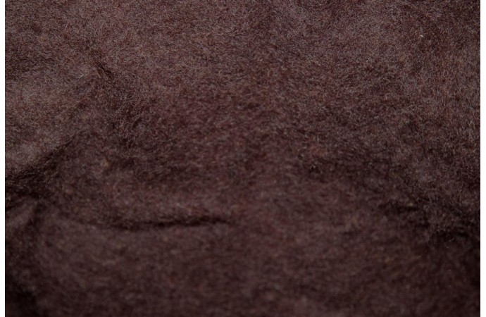 Warme Braune Kardierte Wolle 